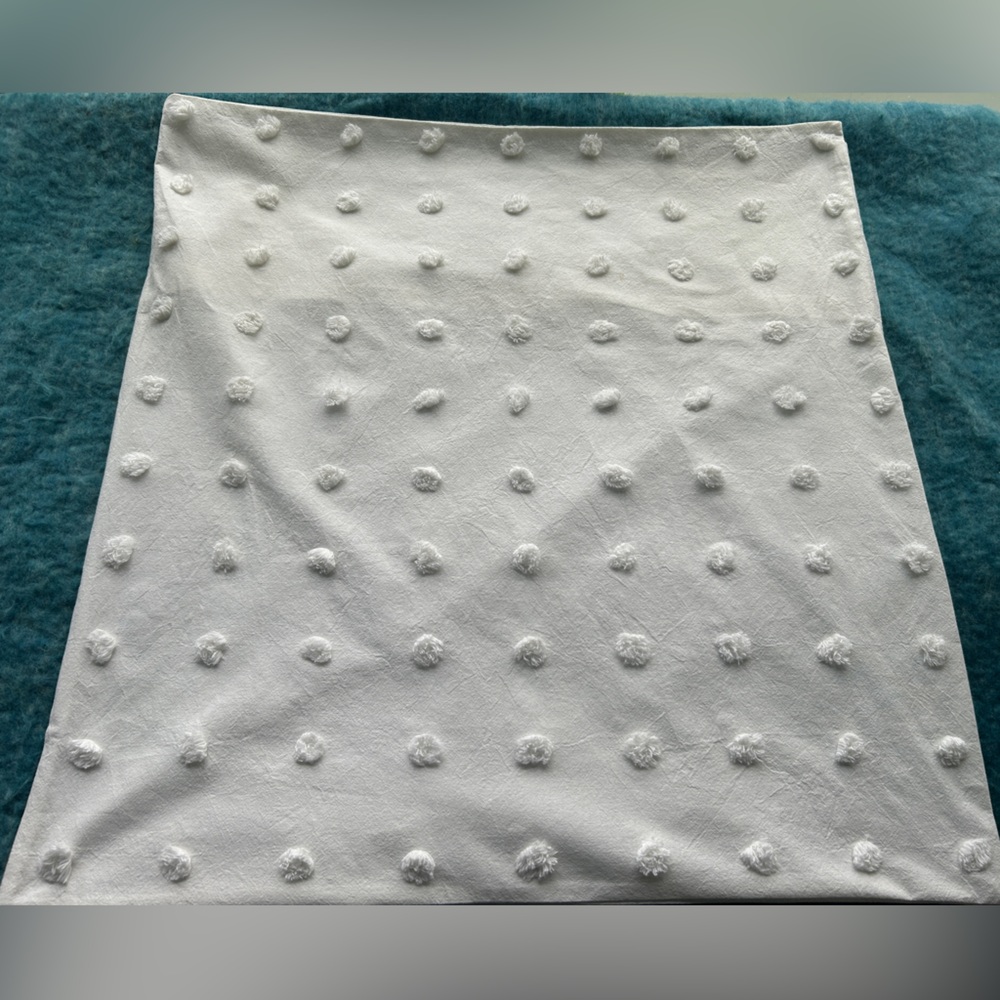 NWOT Anthropologie Tufted Makers Collection Euro Sham